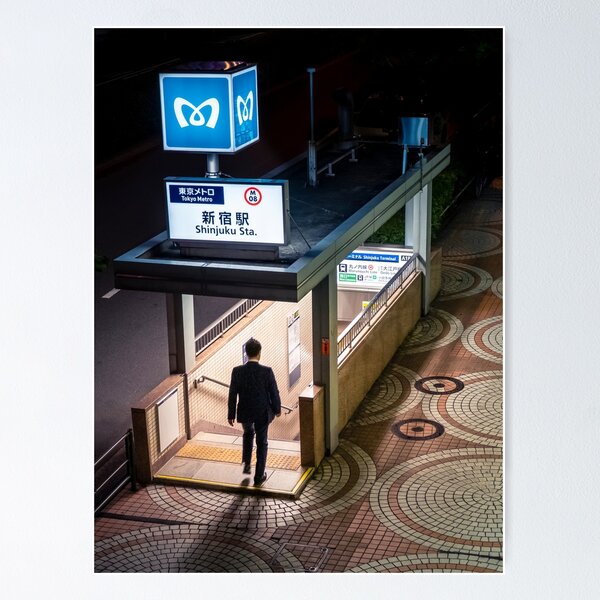 Item preview, Shinjuku Subway designed and sold by LukeDavidPhoto.