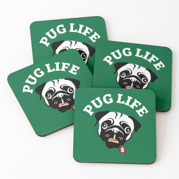 Aperçu de l'œuvre Pug Life - Amoureux des chiens Pug - T-shirt Pug - T-shirt Fun Pug - T-shirt Funny Pug - Eleveur Pug - Cute Pugs créée et vendue par happygiftideas.