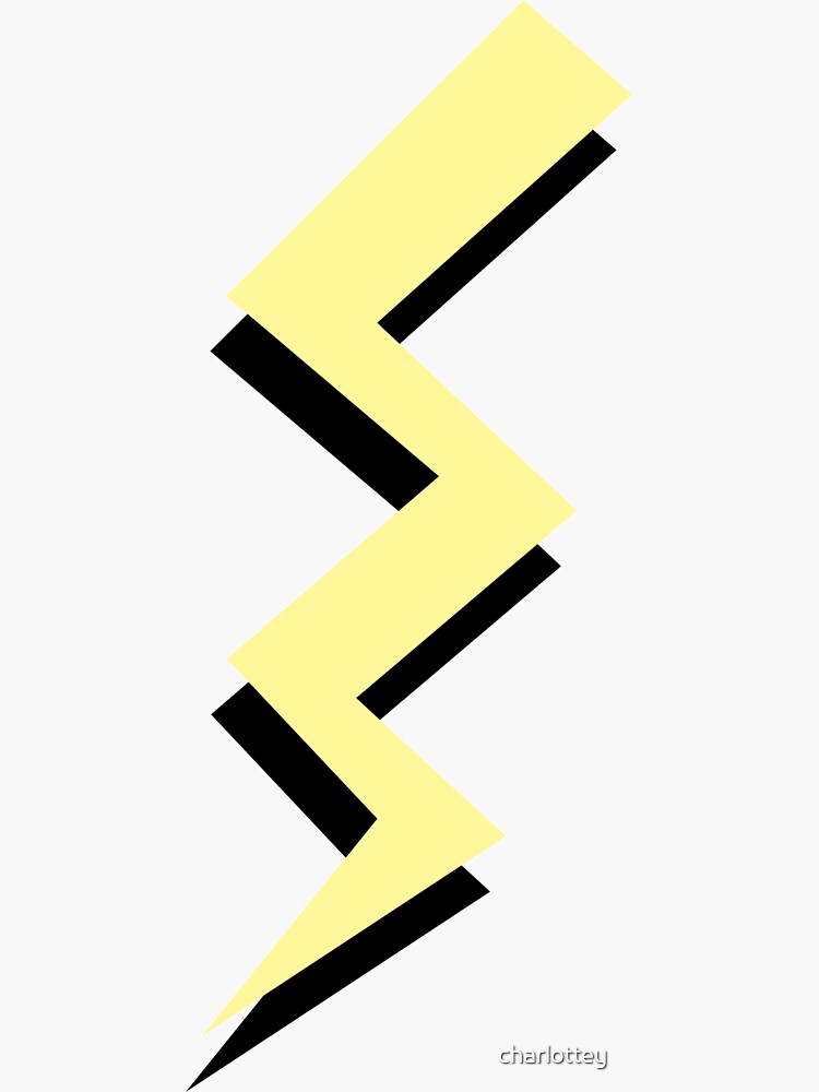 Lightning Bolt Graphic | Sticker