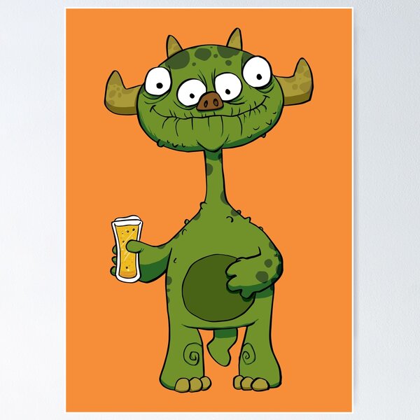 Item preview, Gose Beer Monster designed and sold by striffle.