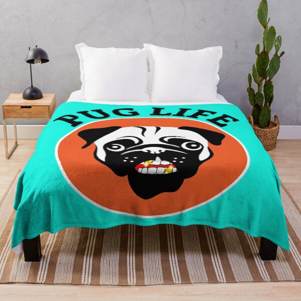 Item preview, Pug Life - Pug Dog Lover - Pug t shirt - Fun Pug T shirt - Funny Pug t-shirt - Pug Breeder - Cute Pugs designed and sold by happygiftideas.