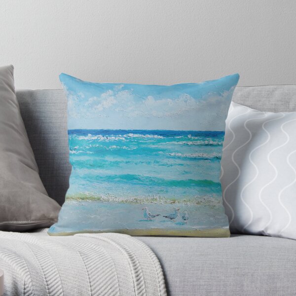Ocean Breeze Throw Pillow
