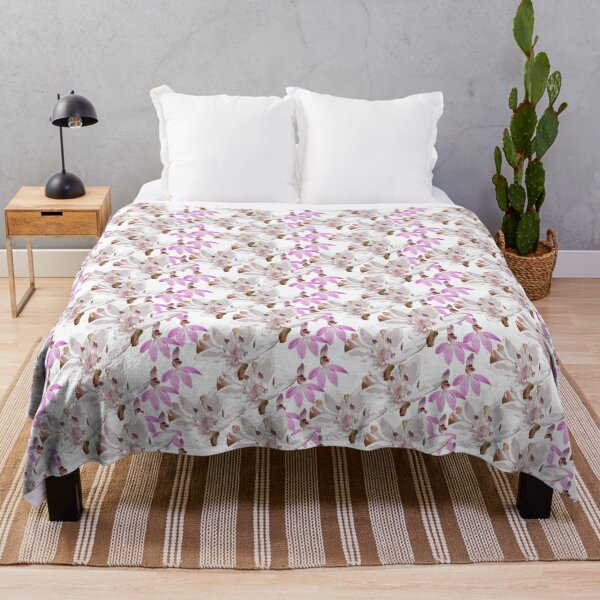 Milkmaids and Pink Fingers Throw Blanket