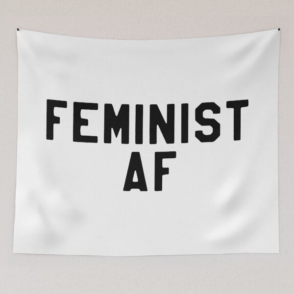 Item preview, FEMINIST AF designed and sold by NibbledGang.