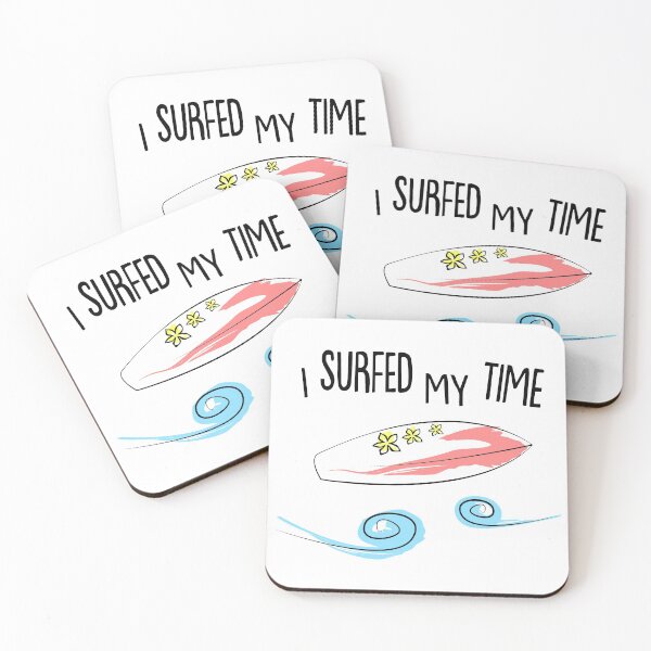Item preview, I surfed my time - Funny Surf Tshirt designed and sold by olivergraham.