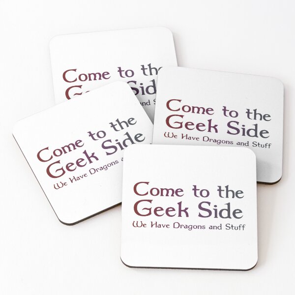 Item preview, Come To The Geek Side - Dragons And Stuff designed and sold by NibbledGang.