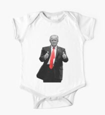 Body de manga corta para bebé Donald Trump para el presidente 2020 Thumbs Up