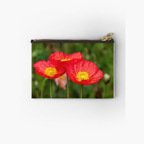 Item preview, Trio of red poppies designed and sold by Fran Woods.