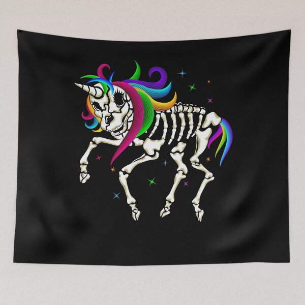 Item preview, Unicorn Skeleton - Unicorn Skull Gift designed and sold by trollshooter.