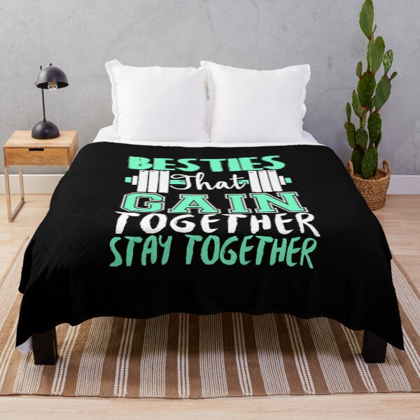 Item preview, Besties That Gain Together Stay Together Gym Fitness Workout designed and sold by Superhero Gear.