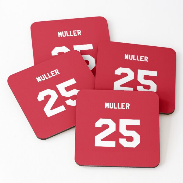 Item preview, Muller Number 25 Shirt designed and sold by FootballArcade.