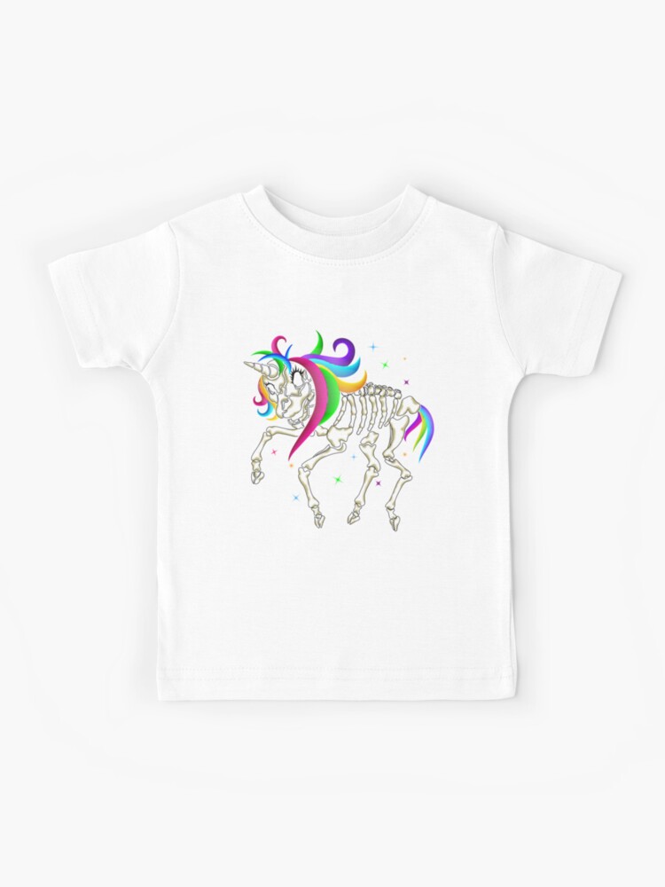 unicorn skull shirt