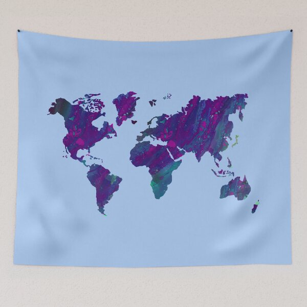Item preview, World Continents Map Outline designed and sold by hollanov98.