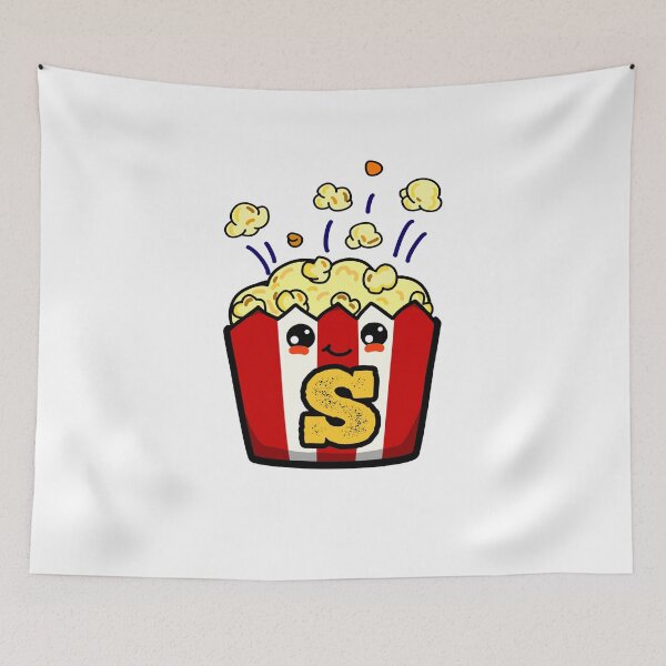 Item preview, Alphabet Letter S Popcorn Box designed and sold by kidsmonogram.