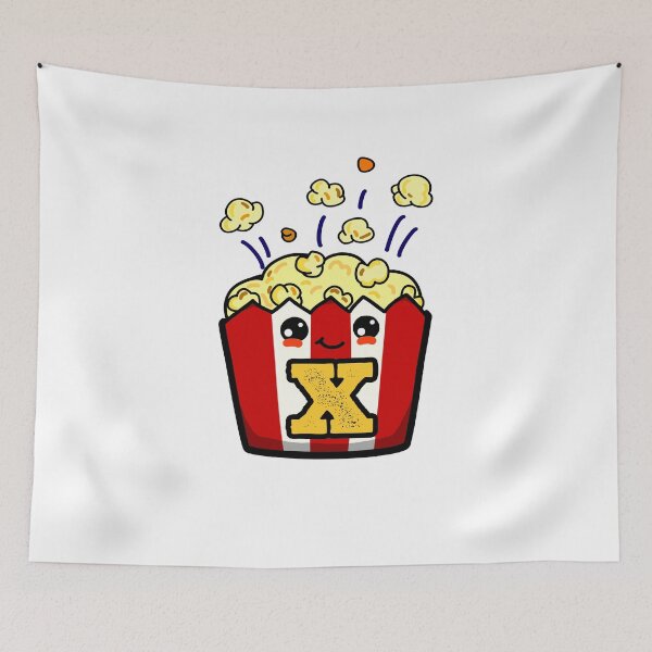 Item preview, Alphabet Letter X Popcorn Box designed and sold by kidsmonogram.