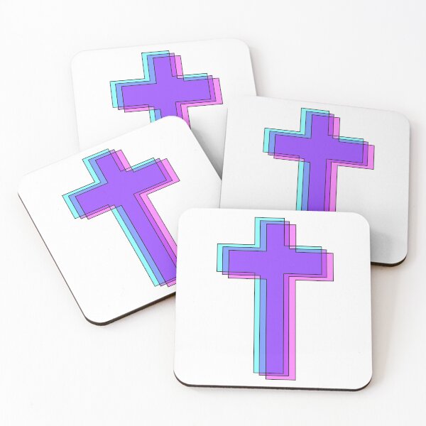 Item preview, Vapourwave cross designed and sold by -EyeClops-.