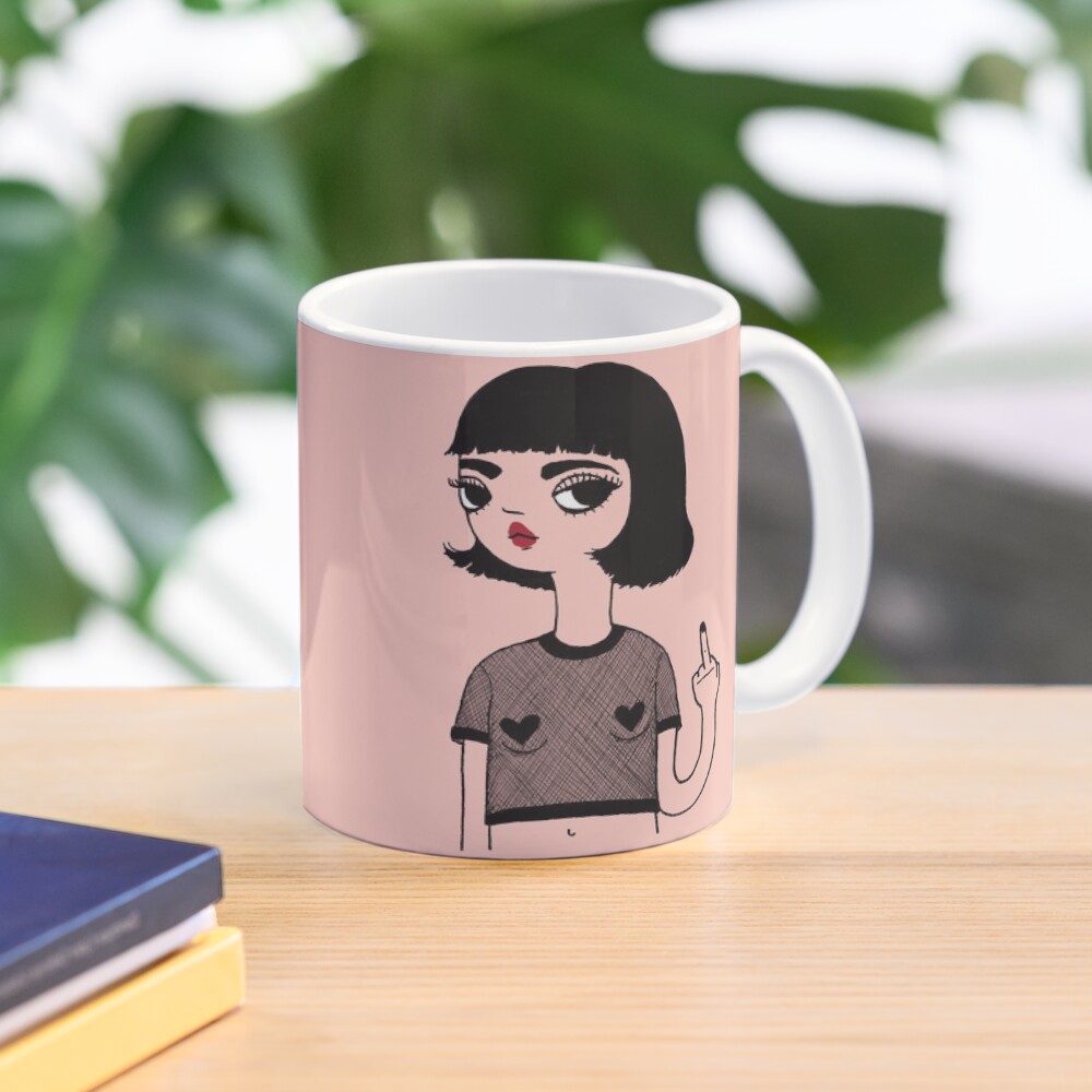 Vista previa del artículo con la obra «Taza clásica», diseñado y vendido por agrapedesign.