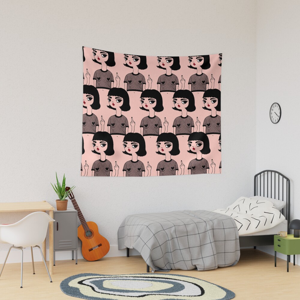 Vista previa del artículo con la obra «Tela decorativa», diseñado y vendido por agrapedesign.