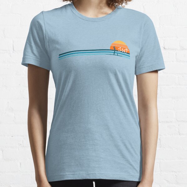 SUP Stand up paddle board summer sunset - v2 Essential T-Shirt