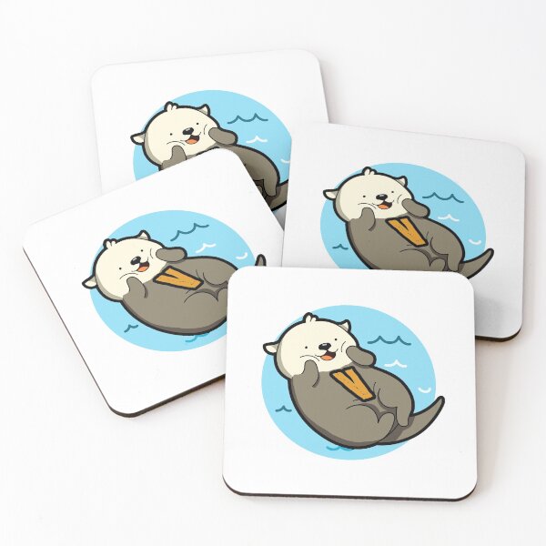 Artikelvorschau, Alphabet-Buchstabe V Entzückender Otter entworfen und verkauft von kidsmonogram.