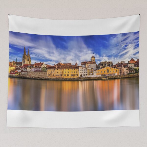 Item preview, Regensburg Panorama Germany Print Photography designed and sold by PODLizardWizard.