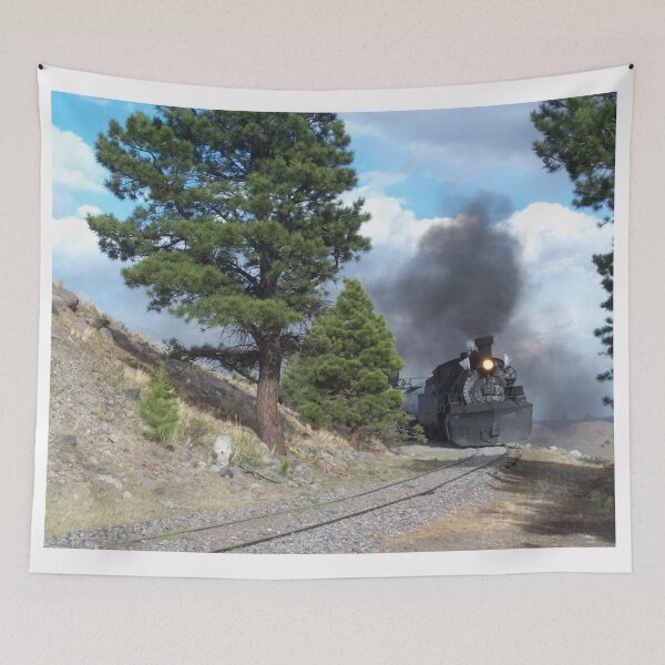Item preview, Narrow gauge locomotive 487 on curve designed and sold by Spattergull.