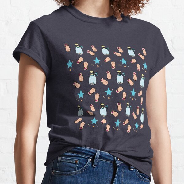 Okinawa Beach Pattern Classic T-Shirt