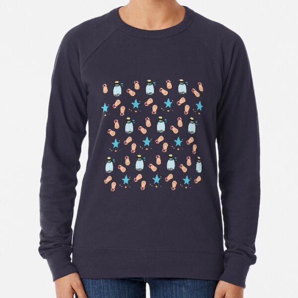 Okinawa Beach Pattern Lightweight Sweatshirt