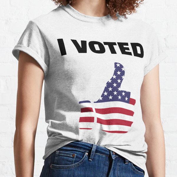 Item preview, I Voted American Flag designed and sold by SwagHut.