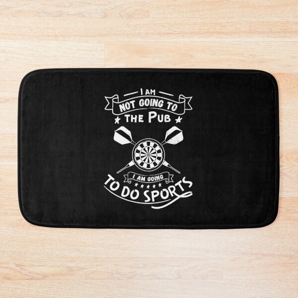 Item preview, I am not going to the pub I am going to do sports Funny Darts Hobby Design designed and sold by emmjott.