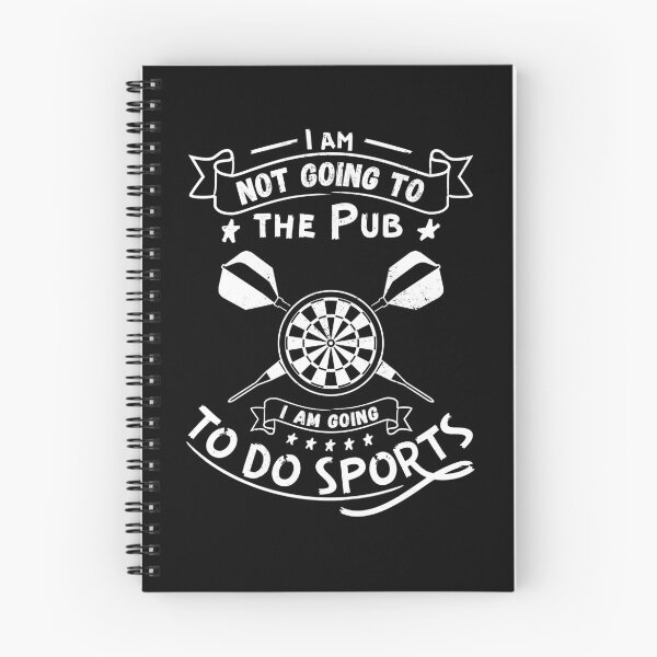 Item preview, I am not going to the pub I am going to do sports Funny Darts Hobby Design designed and sold by emmjott.
