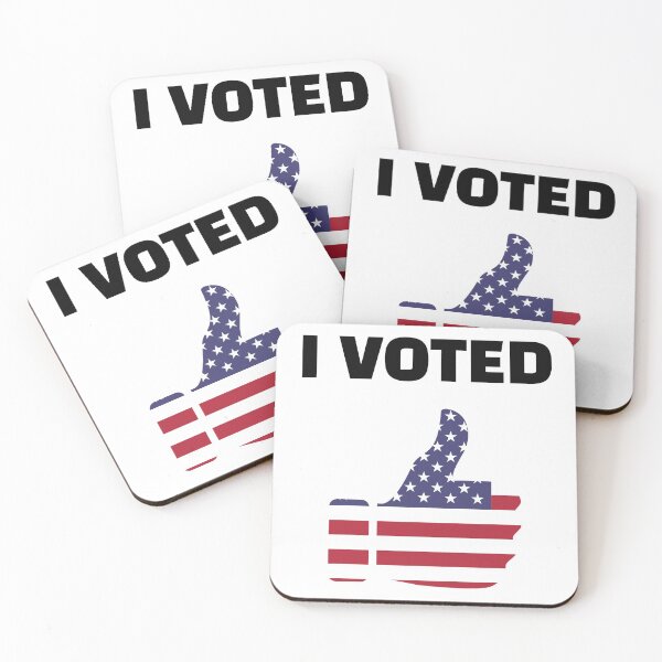 Item preview, I Voted American Flag designed and sold by SwagHut.