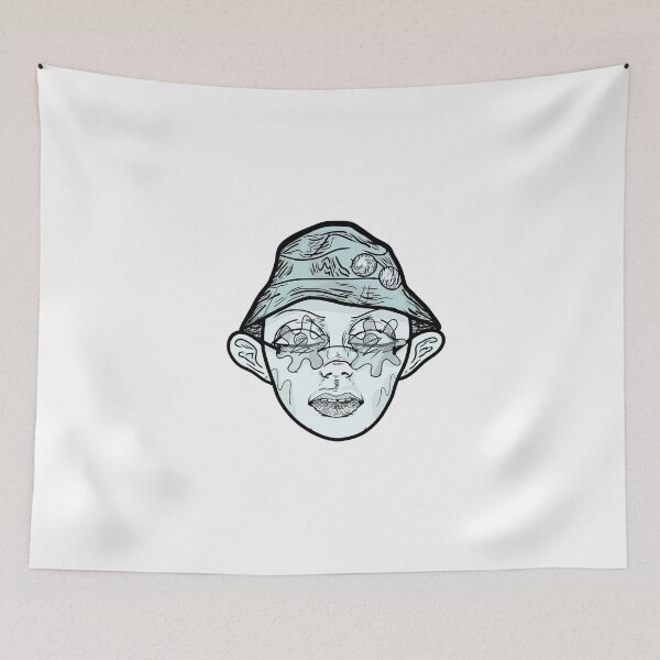 Item preview, Bucket Hat Hippy Dude designed and sold by omnishamblesart.