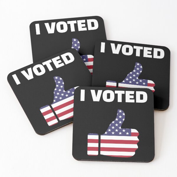 Item preview, I Voted American Flag designed and sold by SwagHut.