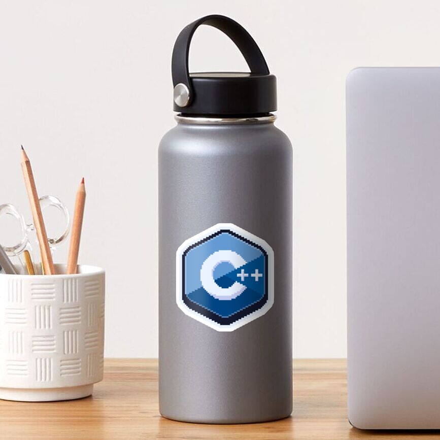 C++ Pixel Art Sticker