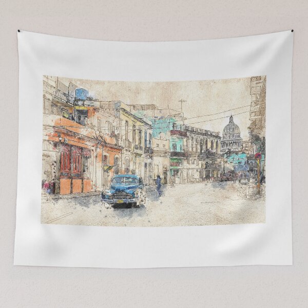Item preview, Cuba Havana Graphic Art Print designed and sold by PODLizardWizard.