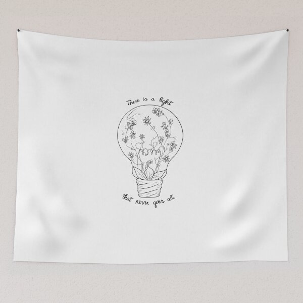 Item preview, There Is A Light That Never Goes out The Smiths Lyrics Illustration designed and sold by omnishamblesart.