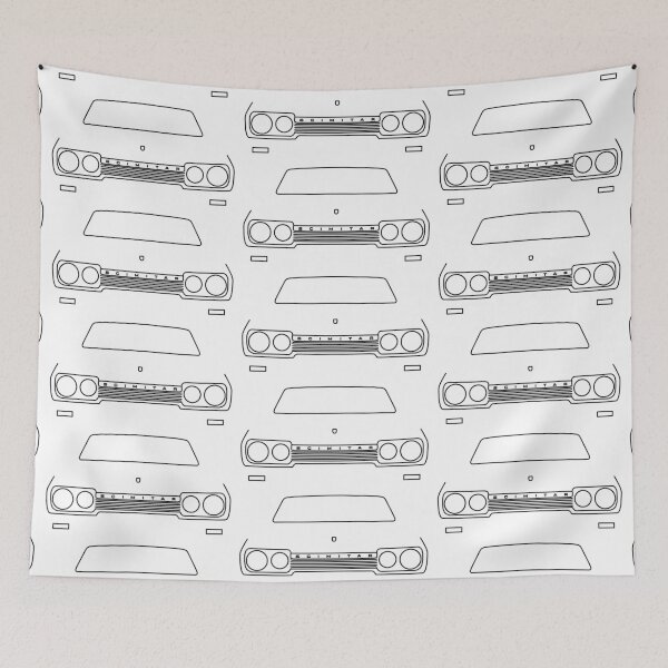 Item preview, Reliant Scimitar classic car outline graphic (black) designed and sold by soitwouldseem.