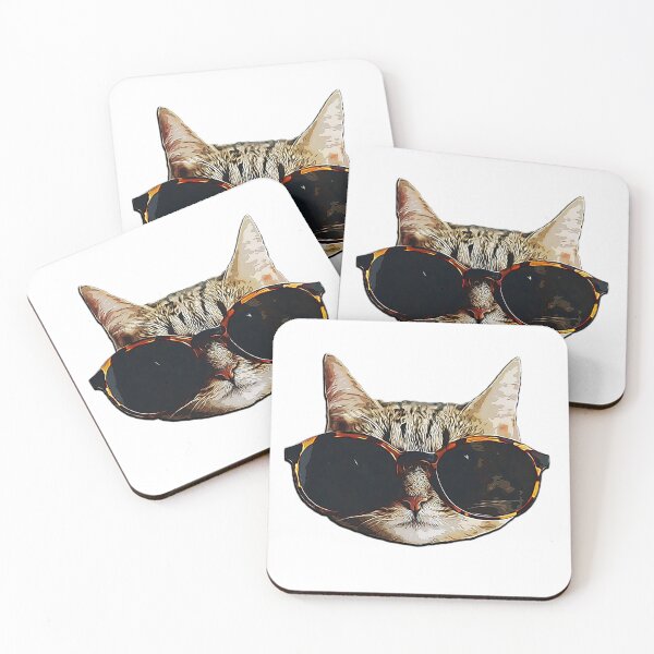 Item preview, Cat - Cool Kitten with sunglasses designed and sold by ElegantCat.