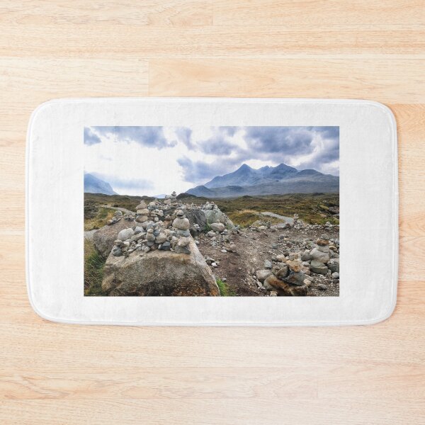 Item preview, A collection of cairns left by walkers at Sligachan, Isle of Skye designed and sold by Richard Flint.