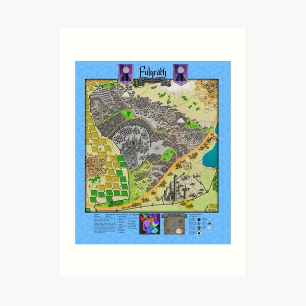 The City of Fulgrath Art Print