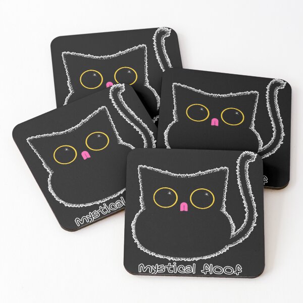 Item preview, Mystical Floof - Magic Eyes Kitty designed and sold by Cato Woodward.