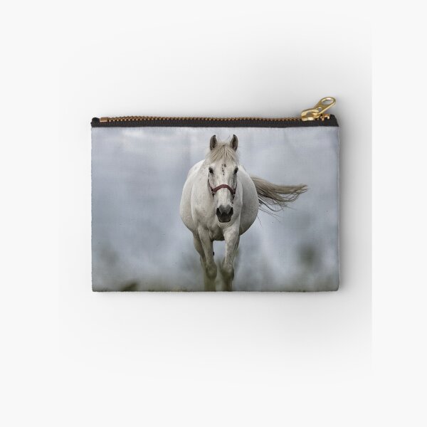 Item preview, Beautiful White Horse Charging designed and sold by PODLizardWizard.