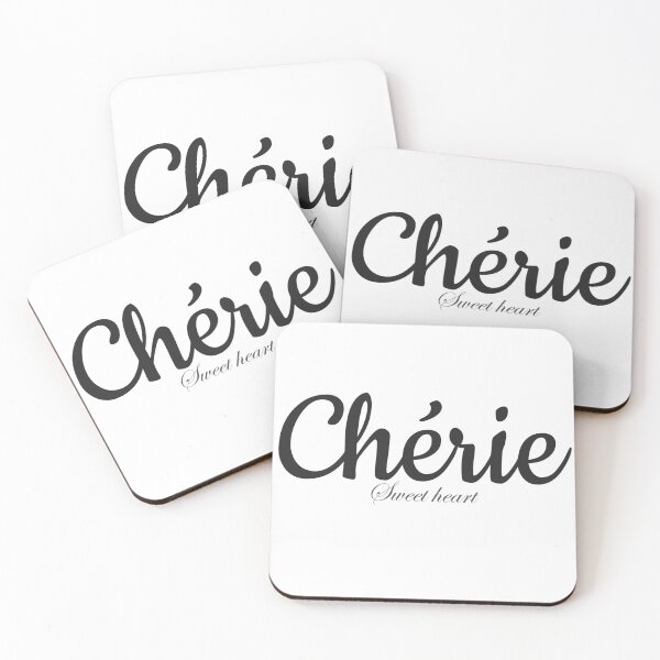 Item preview, Chérie - sweetheart in French  designed and sold by Houd-Ammari77.