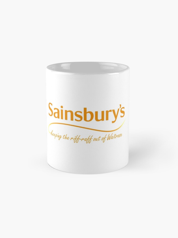 "Sainsbury's Keeping The Riff Raff Out Of Waitrose Parody" Coffee Mug