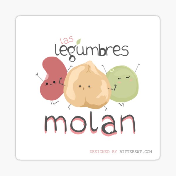Las legumbres molan Pegatina