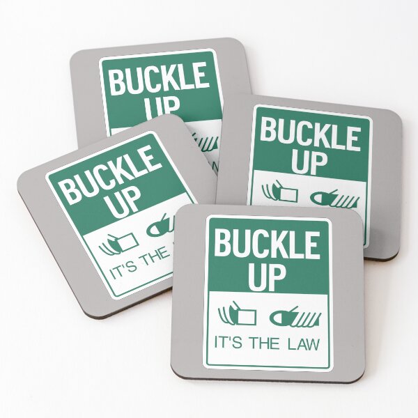 Item preview, Buckle Up It's The Law Seatbelt Sign designed and sold by SwagHut.