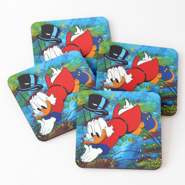 Uncle Scrooge McDuck Coasters (Set of 4)