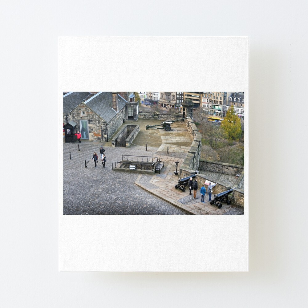 Near The One O Clock Gun Within The Walls Of Edinburgh Castle Art Board Print By Richflintphoto Redbubble
