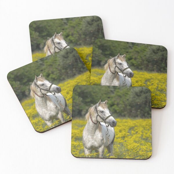 Item preview, White Andalusian Horse in Field designed and sold by PODLizardWizard.